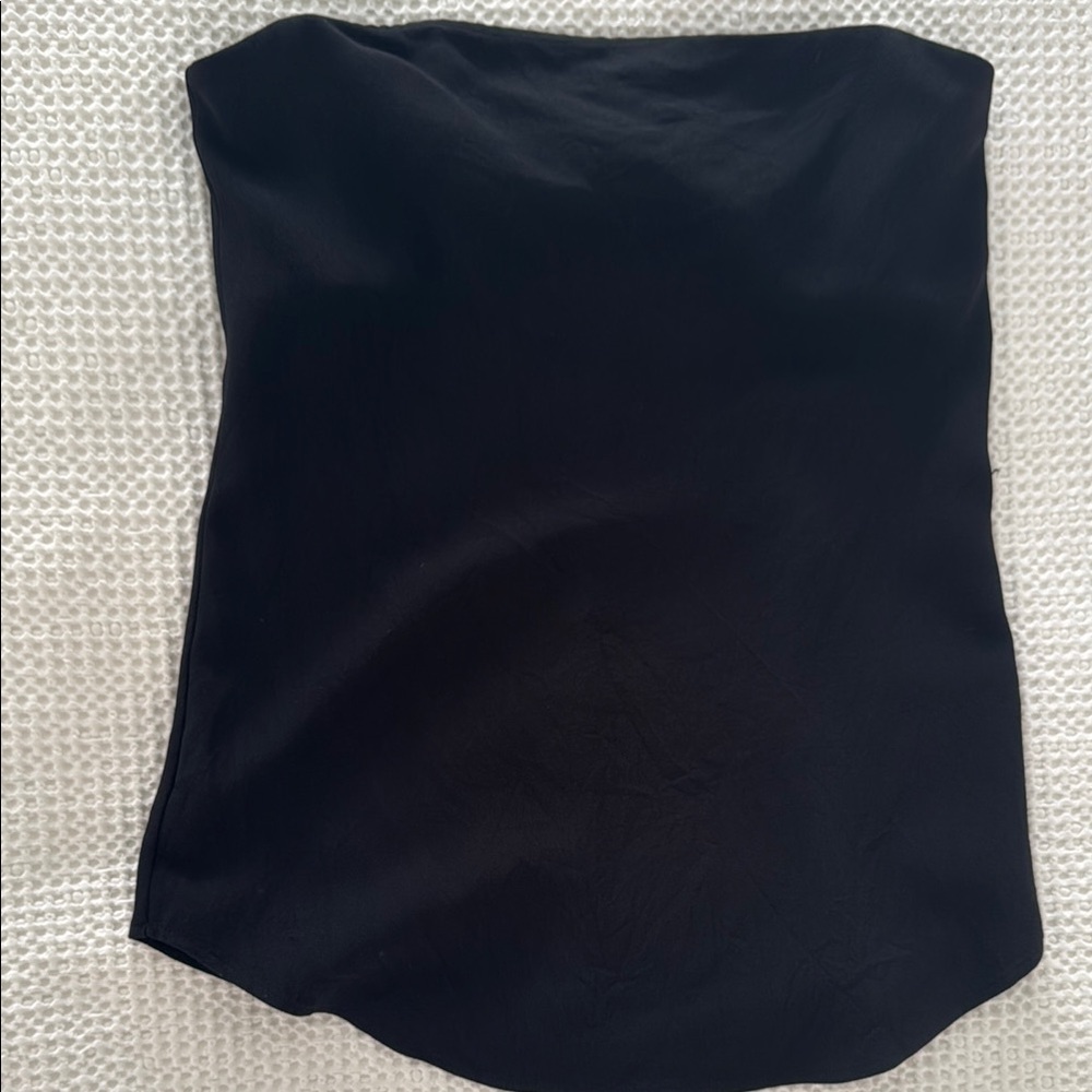 Black Strapless Top Theory size 4